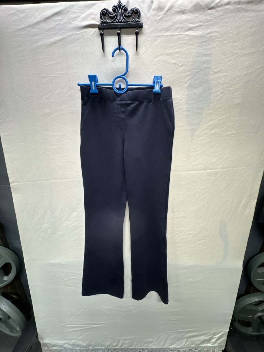 Quince Ponte Knit Bootcut Dress Pants